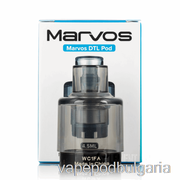 Vape Течности Freemax Marvos T Replacement Pods 4.5ml Pctg Pods (черен)